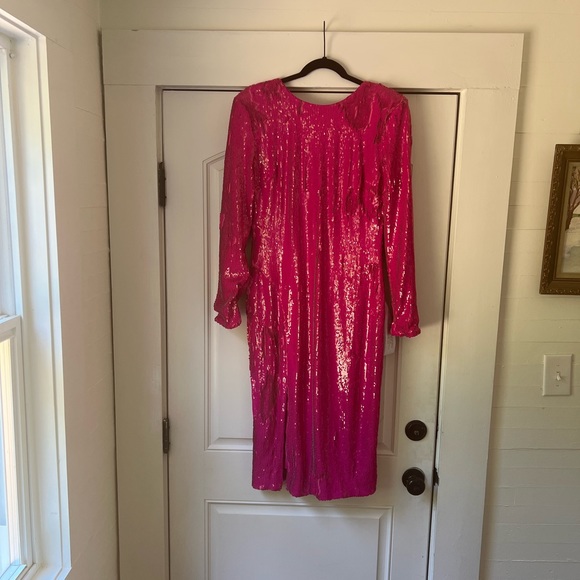 Dress the Population Pink Sequin Dress - Picture 5 of 7